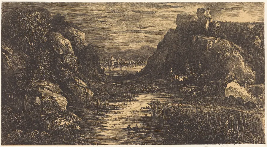 Cite Lointaine by Rodolphe Bresdin