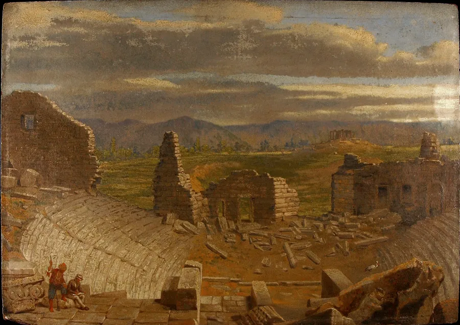 Ruins of Asrum Asia Minor: Explored with Layard (Sir Henry Layard) by Miner Kilbourne Kellogg, born Manlius Square, NY 1814-died Toledo, OH 1889