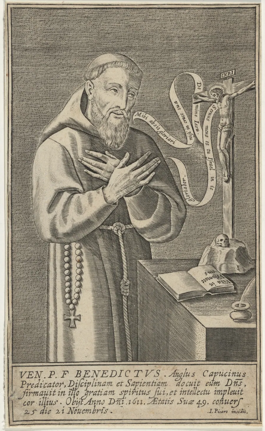 William Fich of Canfield, Essex by Jacques Picart I
