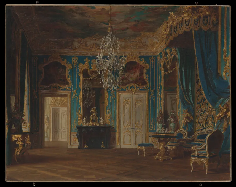 Project for a Room for King Ludwig II (1854–1886) of Bavaria by Gyula Benczúr