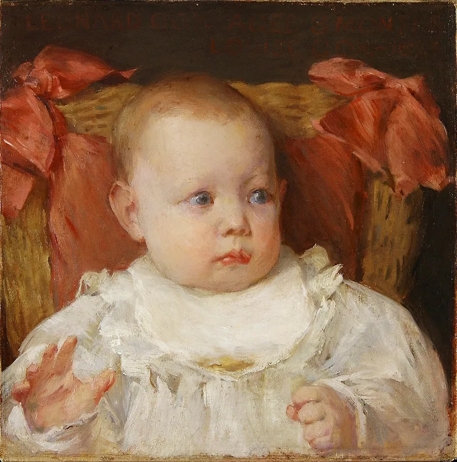 Portrait of Leonard Cox by Louise Cox, American, 1865 - 1945