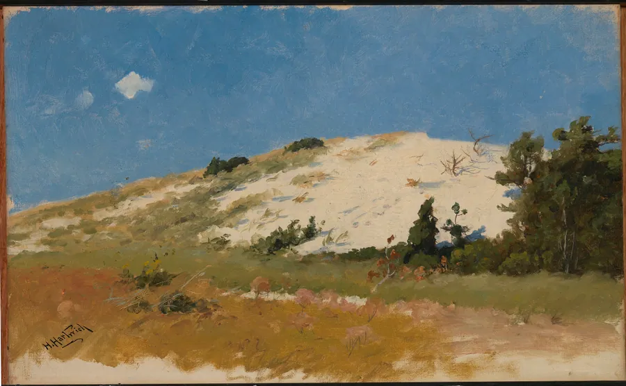 Cape Cod, Sand Dune by Herman Hartwich, born New York City 1853-died Munich, Germany 1926
