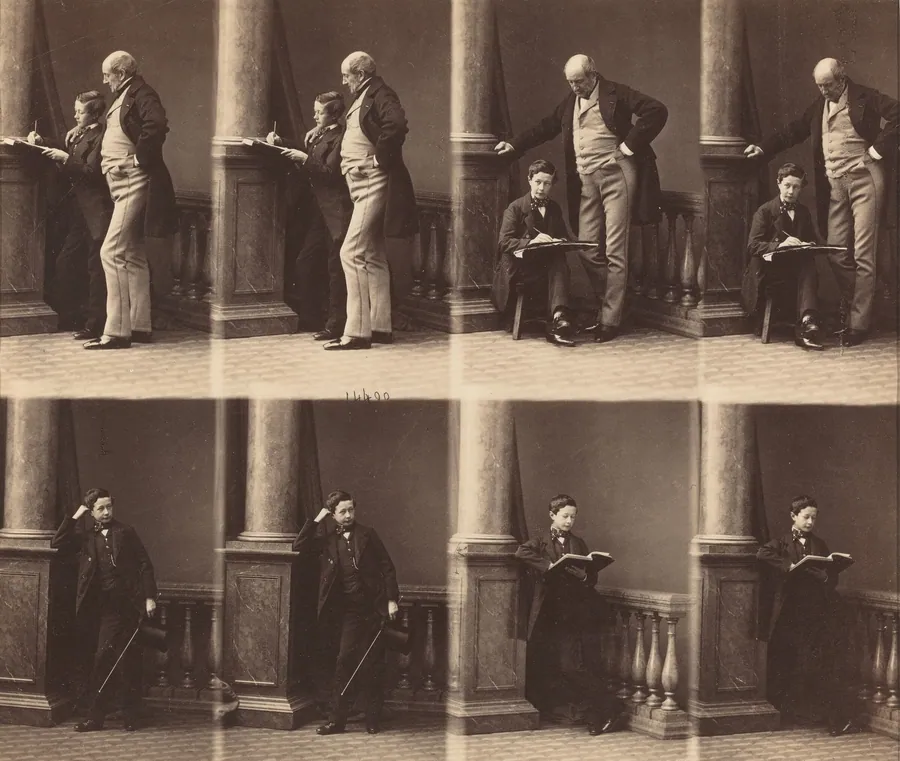 Monsieur Jadin and Son by André Adolphe-Eugène Disdéri