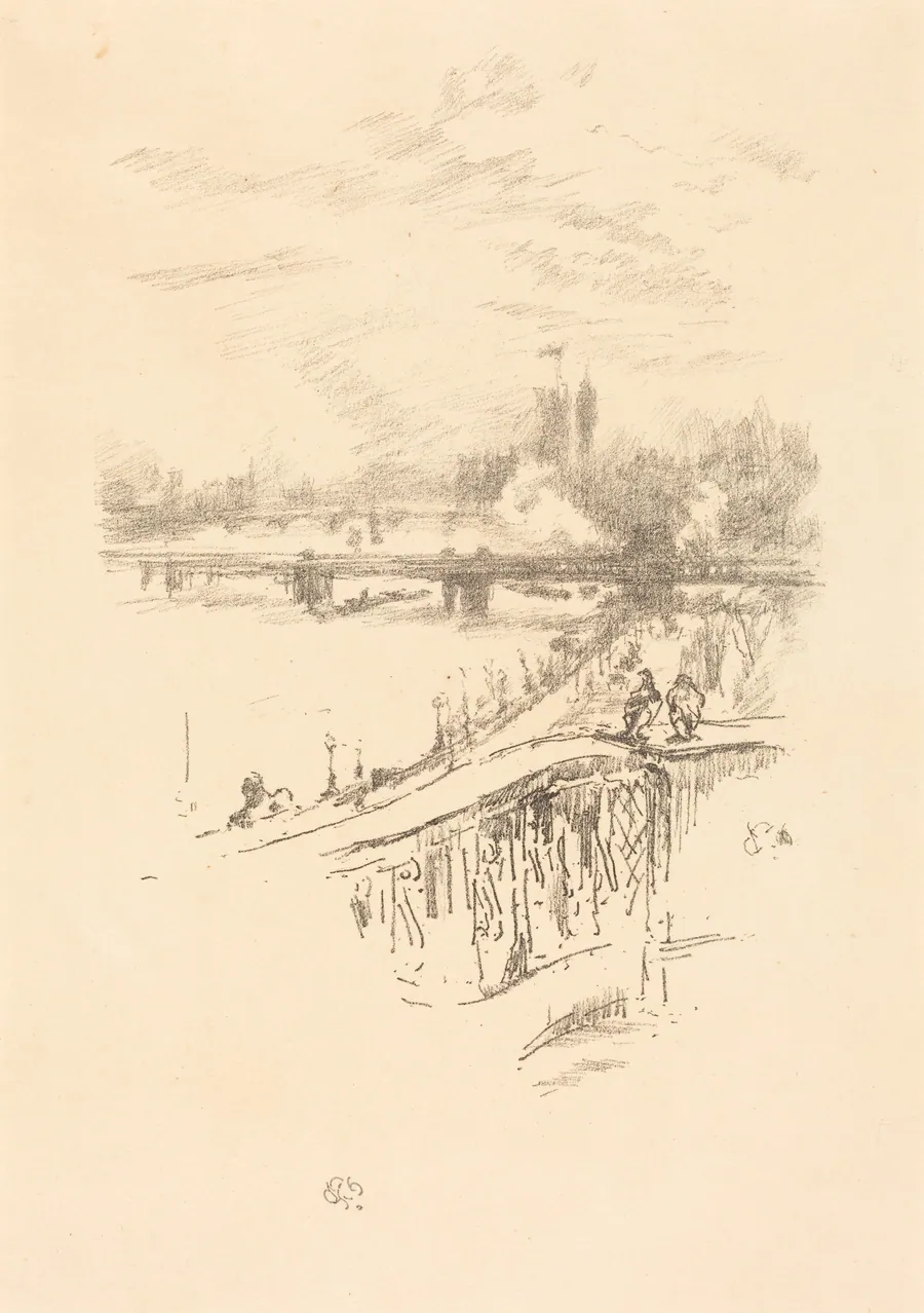 Savoy Pigeons by James McNeill Whistler