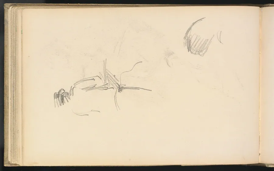 A Man seen from Behind by Paul Cezanne