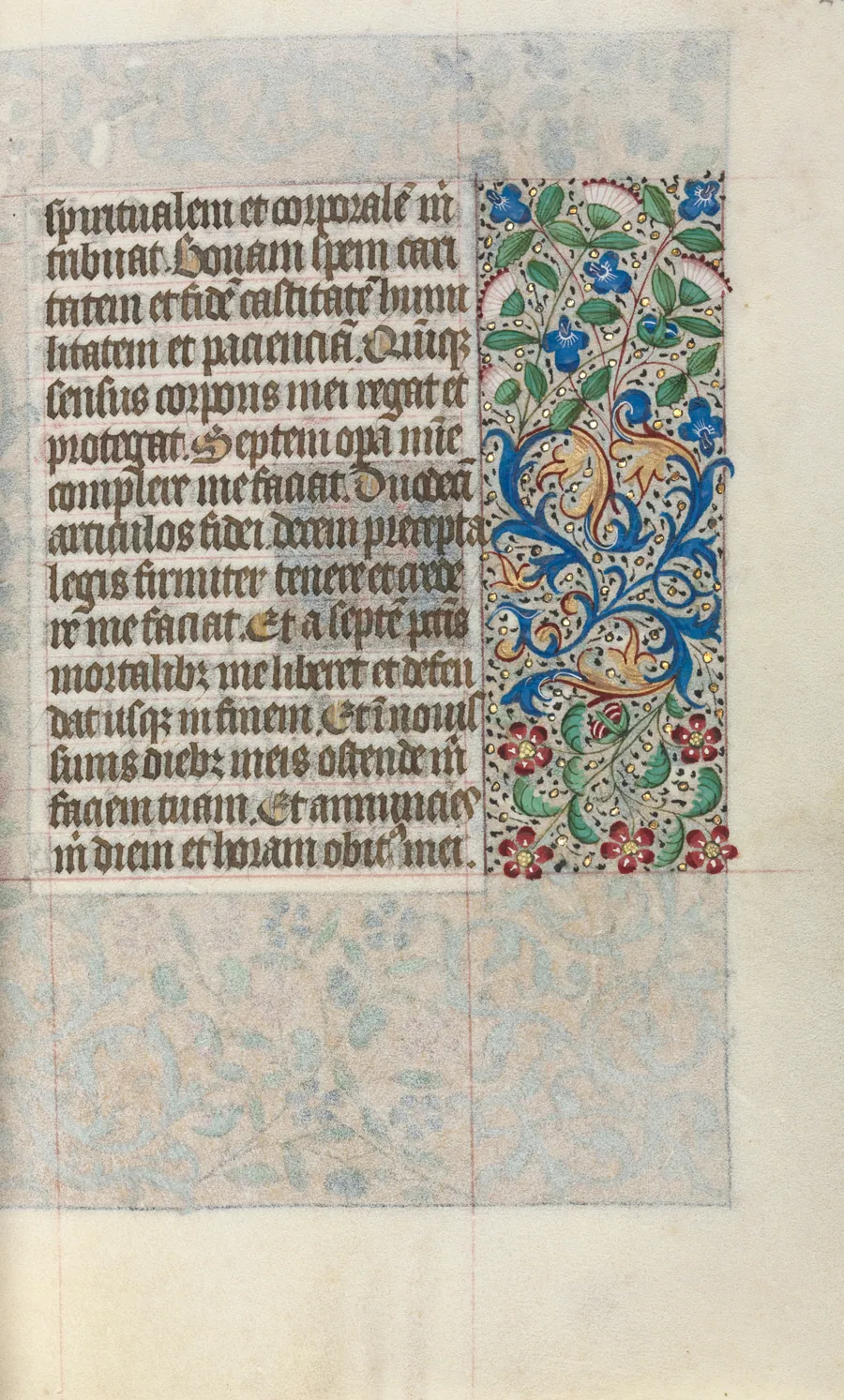 Book of Hours (Use of Rouen): fol. 22r by Master of the Geneva Latini