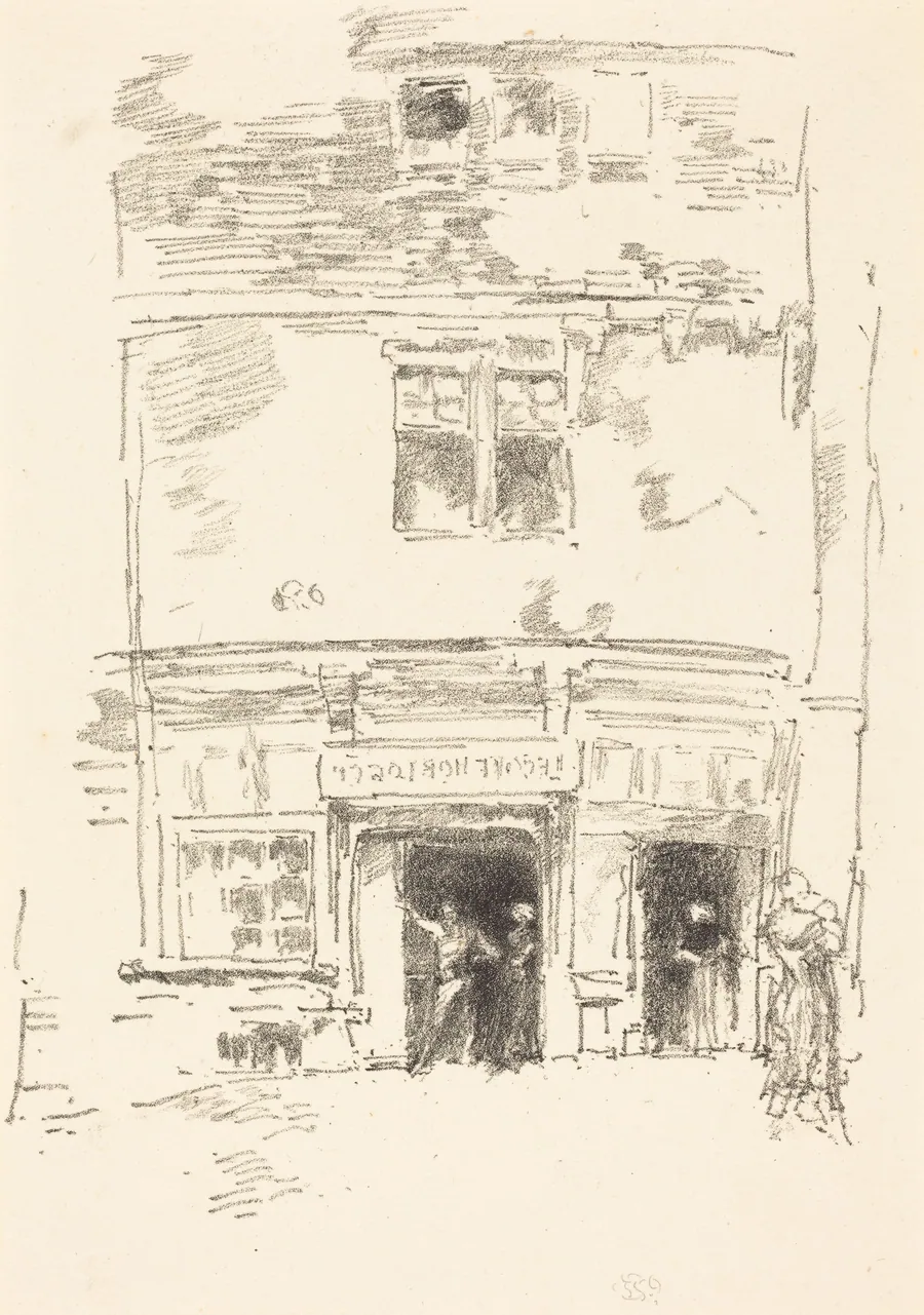 The Clock-Makers, Paimpol by James McNeill Whistler