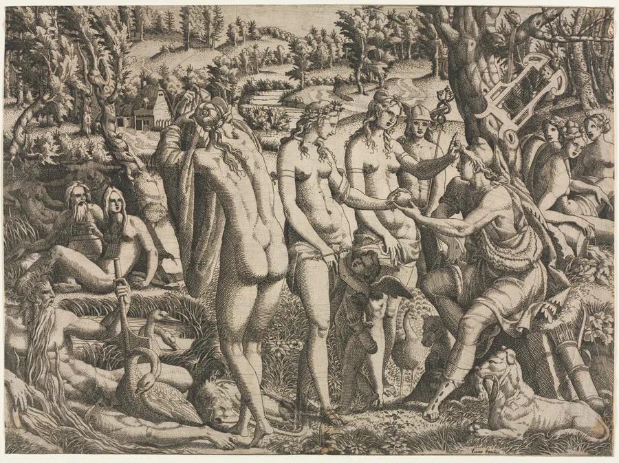 The Judgment of Paris by Jean Mignon