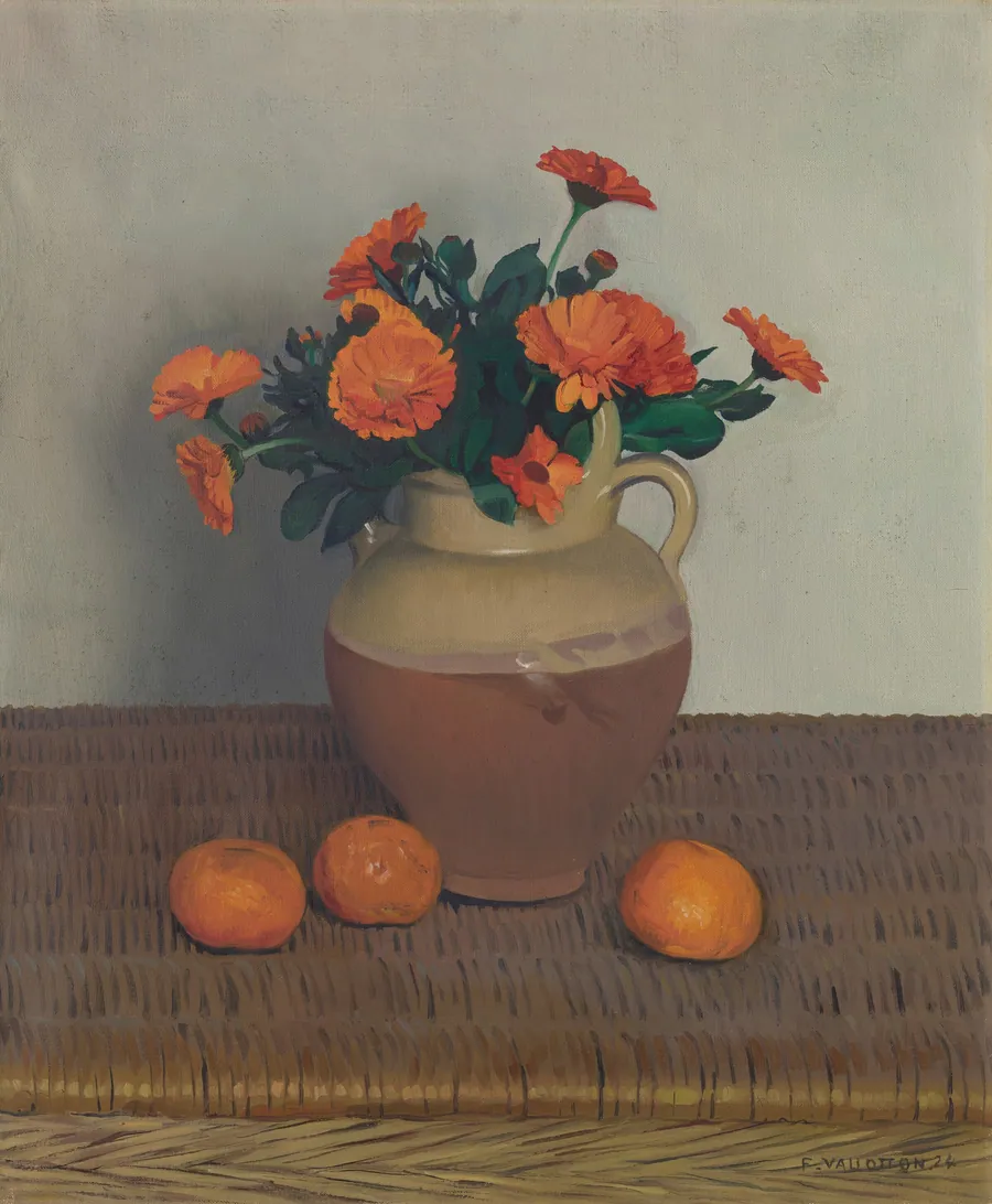 Marigolds and Tangerines by Félix Vallotton