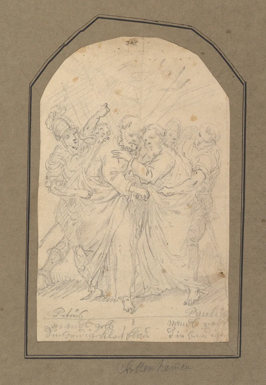 Saints Peter and Paul by Anonymous, Austrian, 18th century
