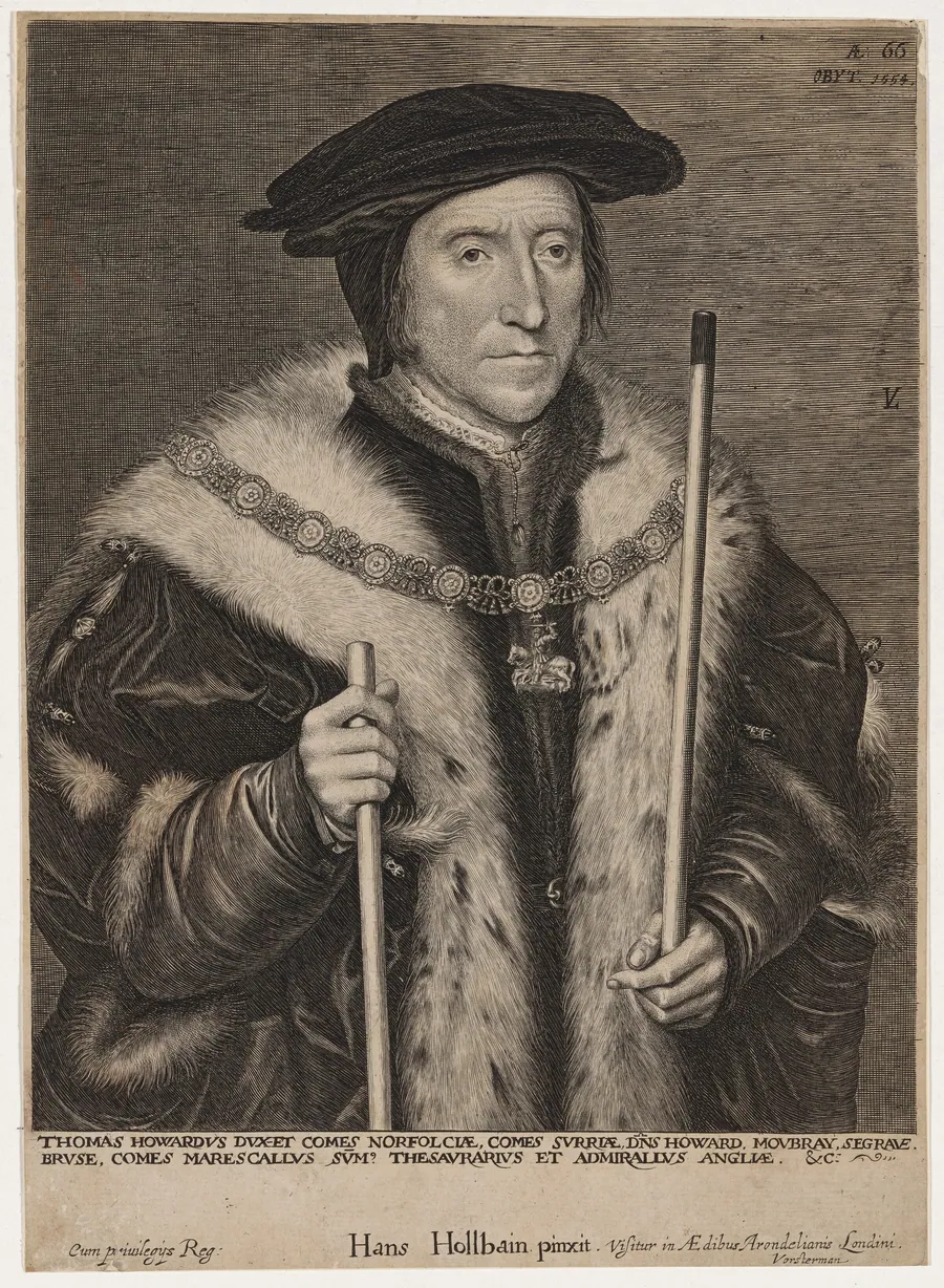 Thomas Howard, Third Duke of Norfolk by Lucas Emil Vorsterman