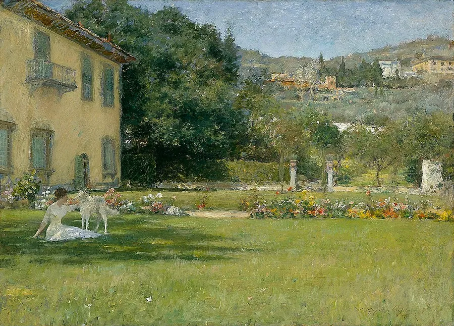 Good Friends by William Merritt Chase, American, b. Williamsburg, Indiana, 1849–1916