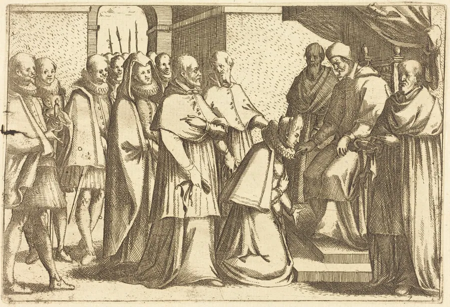 Papal Audience by Jacques Callot