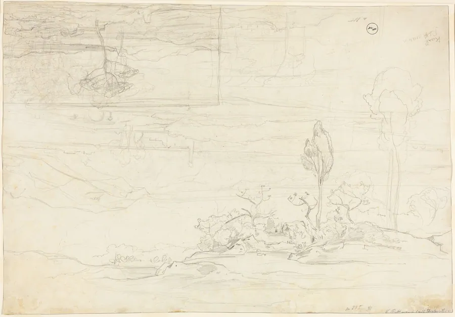 Views of Monte Pellegrino by Carl Rottmann