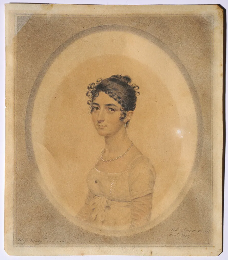 Portrait of Miss Mary Tadman by John I Smart