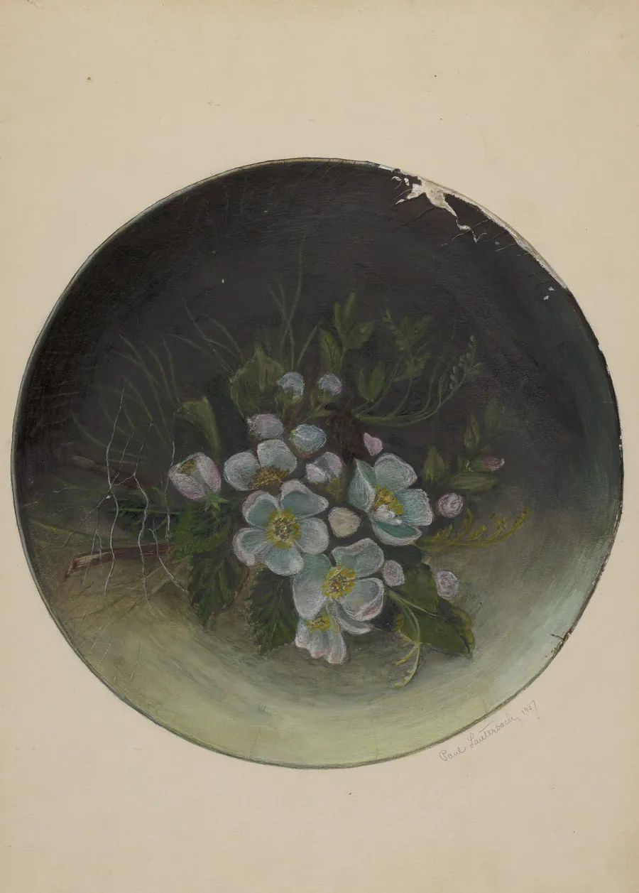 Pa. German Plate by Paul Lauterbach