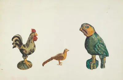 Wooden Birds