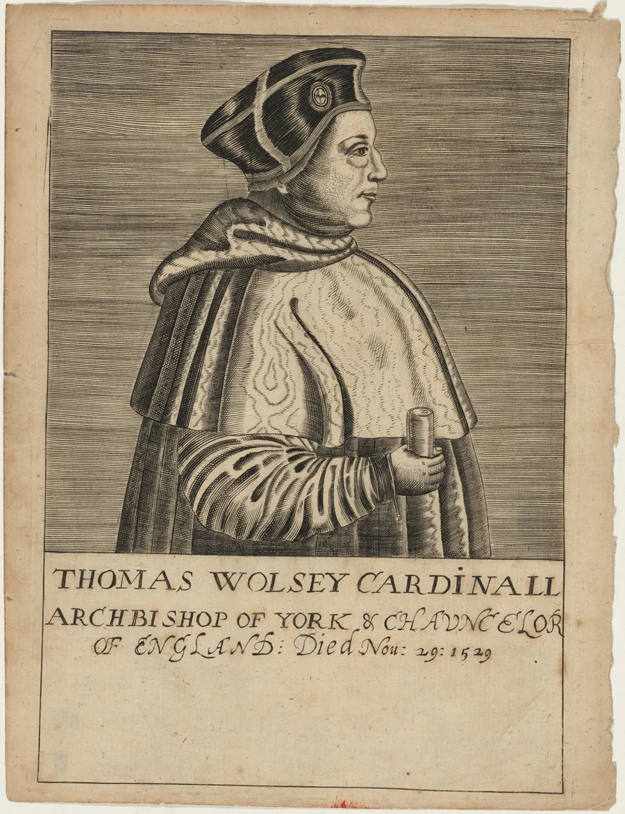 Thomas Wolsey, Cardinal by Renold Elstrack