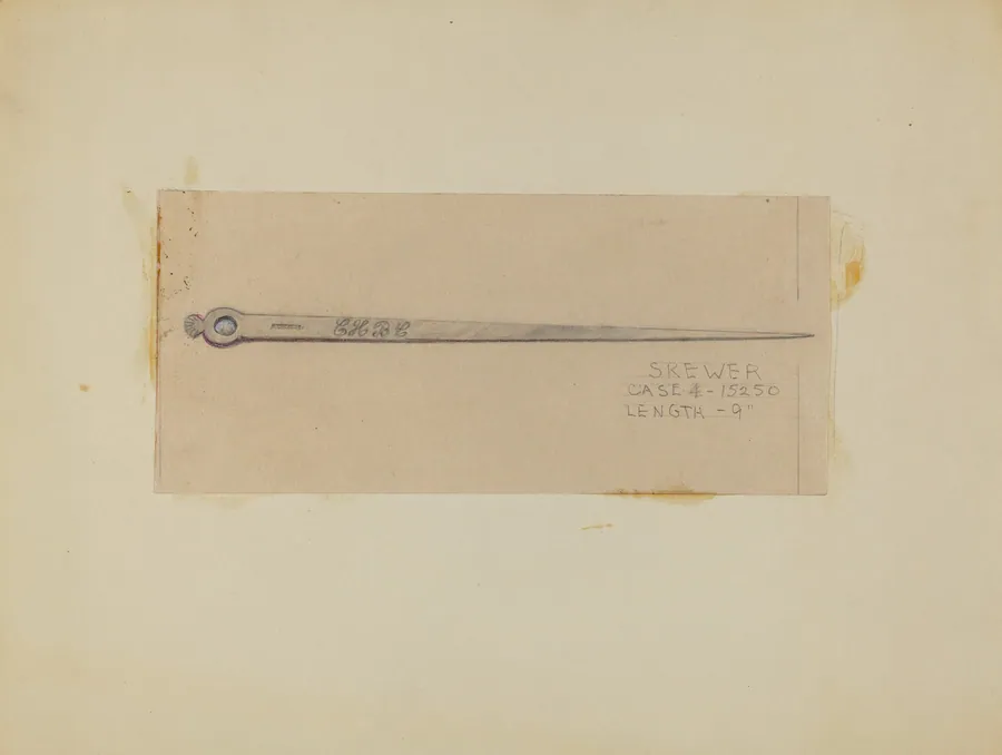 Silver Skewer by Margaret Knapp