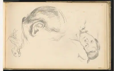 Three Heads, One of Madame Cezanne