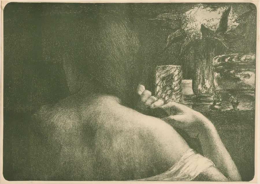 La Chevelure by Jules Léon Flandrin