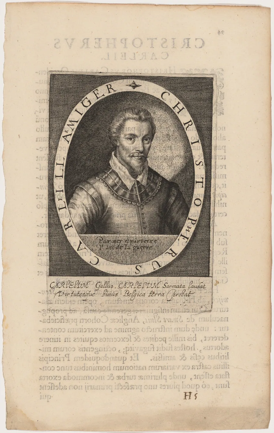 Christopher Carleill by Magdalena van de Passe