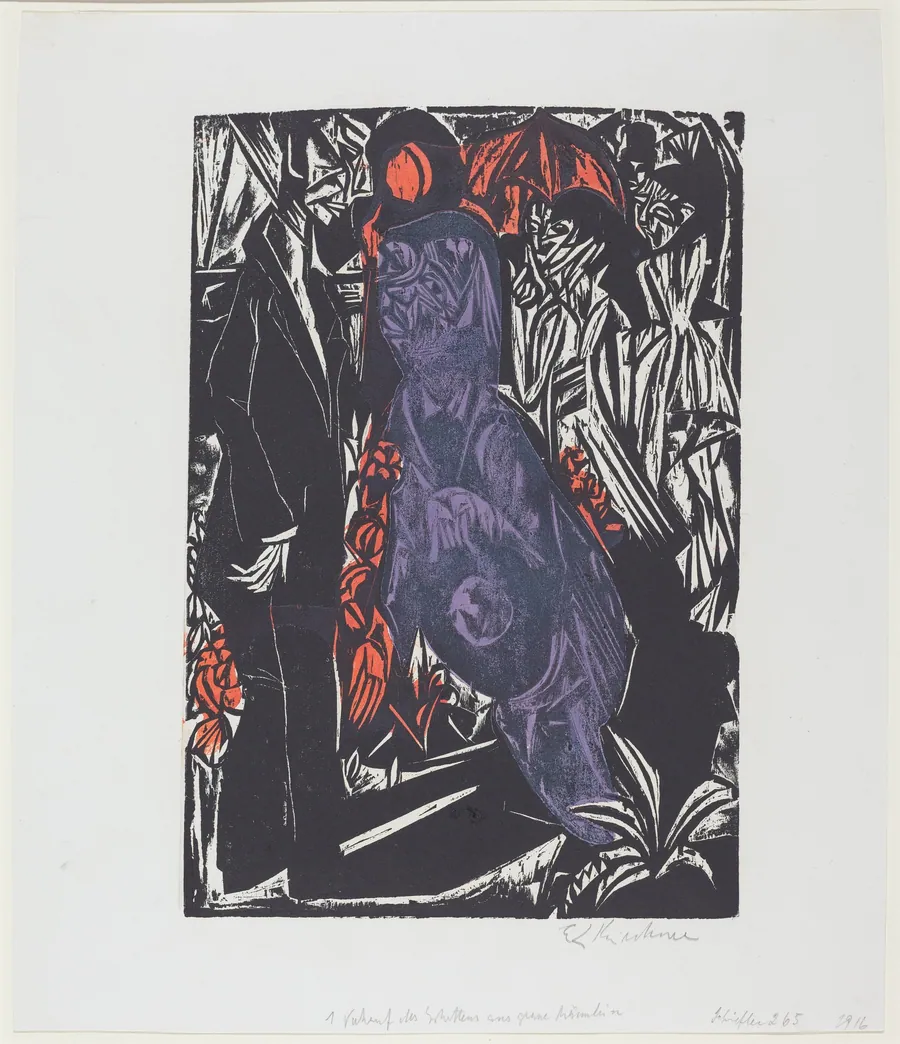 Peter Schlemihls wundersame Geschichte: Der Verkauf des Schattens (Peter Schlemihl's Wondrous Story: The Sale of His Shadow) by Ernst Ludwig Kirchner
