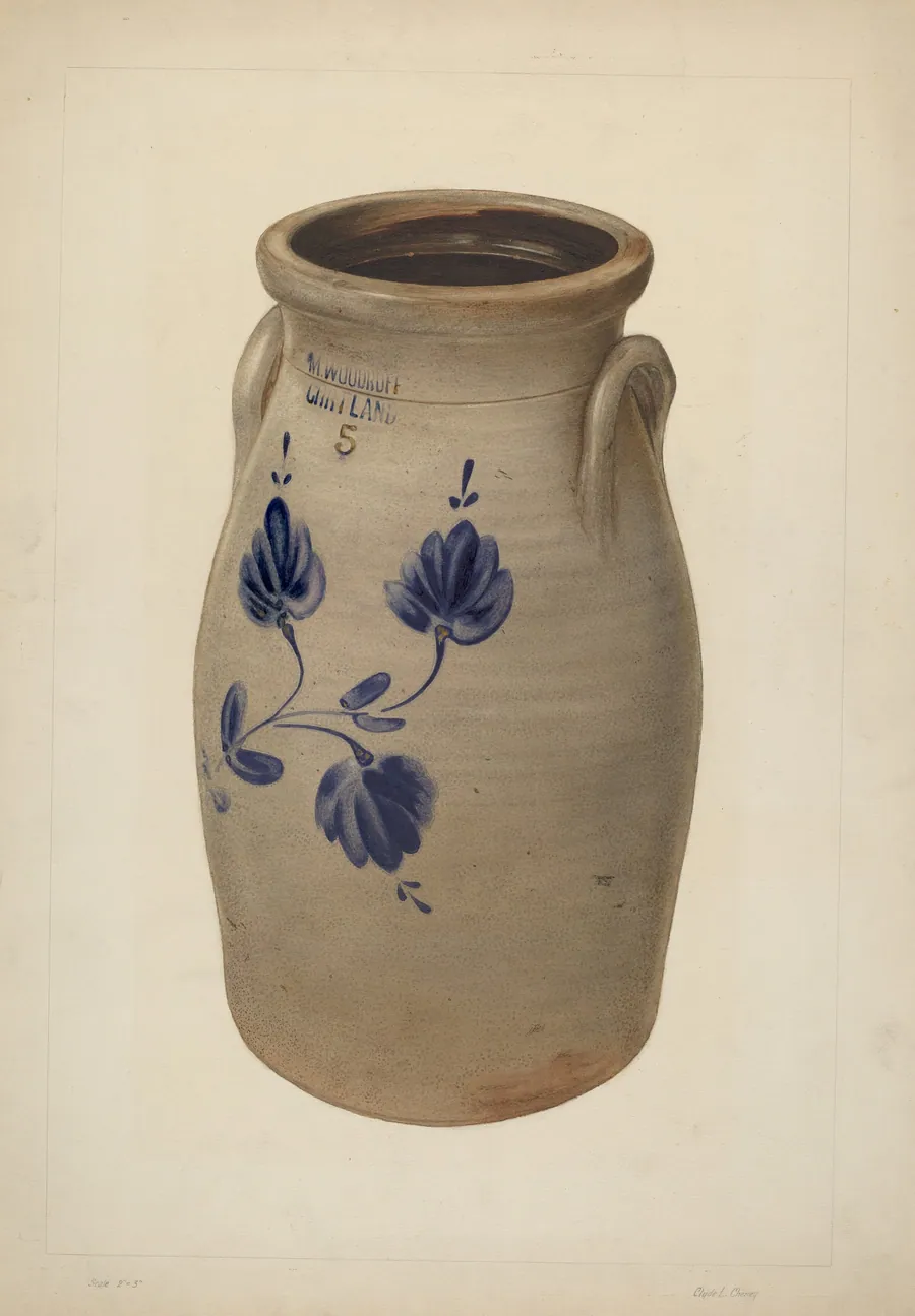 Five Gallon Churn by Clyde L. Cheney