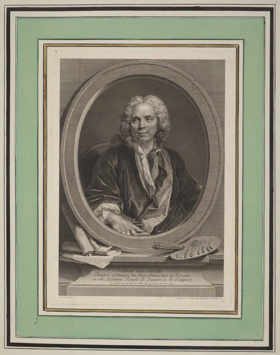 Louis Galloche by Johann Gotthard Müller