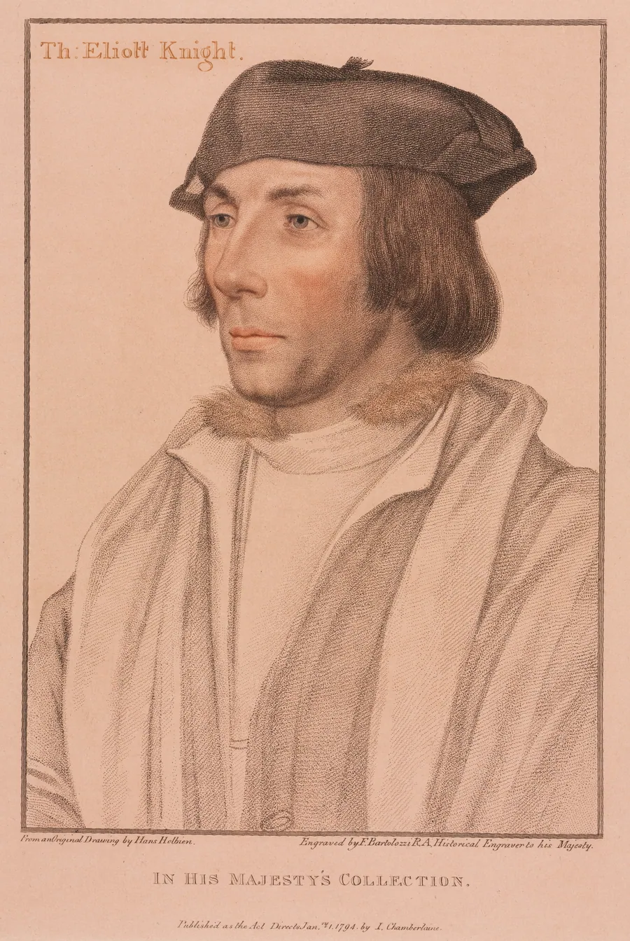 Sir Thomas Elyot by Francesco Bartolozzi
