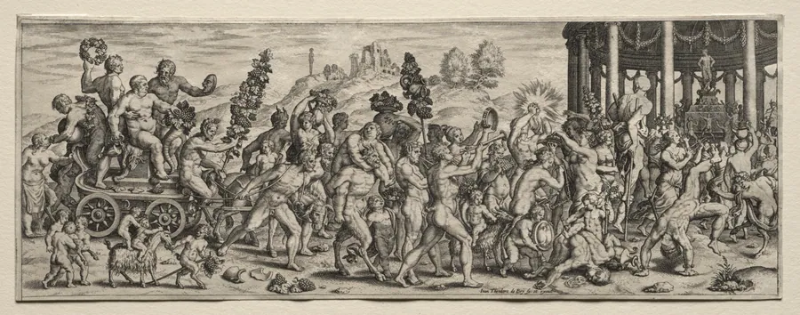 Triumph of Bacchus by Johann Theodor de Bry