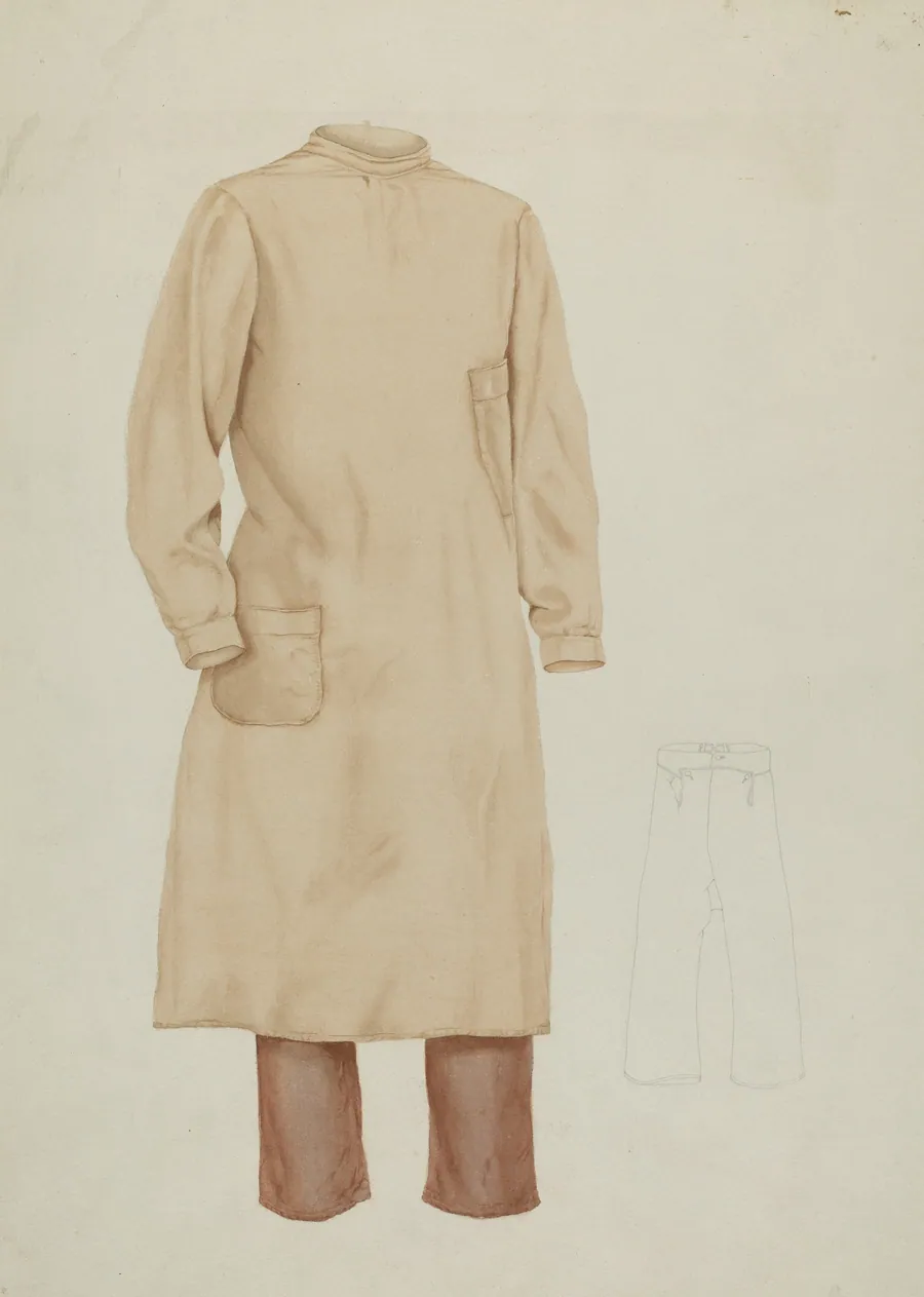 Man's Smock and Trousers by Frances Cohen
