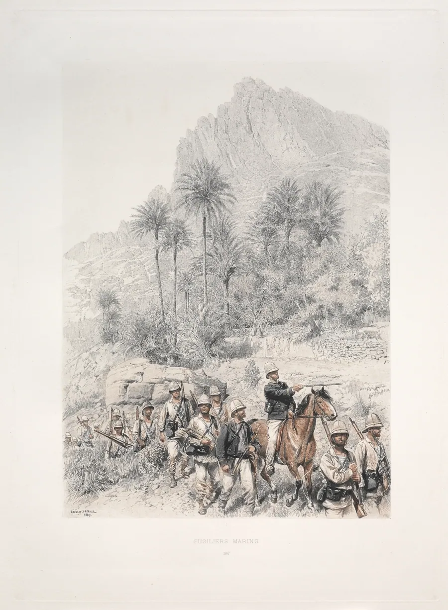 Riflemen by Édouard Detaille