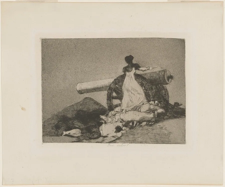 Que valor! (What Courage!) by Francisco Goya