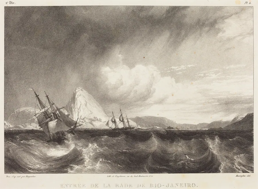 Entree de la rade de Rio-Janeiro by Richard Parkes Bonington