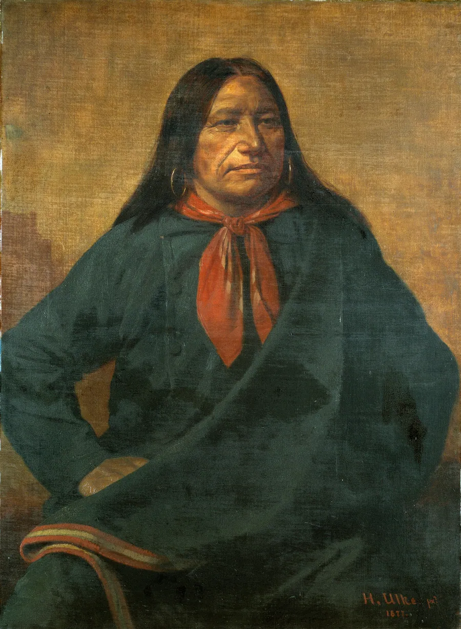 Spotted Tail by Henry Ulke, born Frankenstein, Germany 1821-died Washington, DC 1910