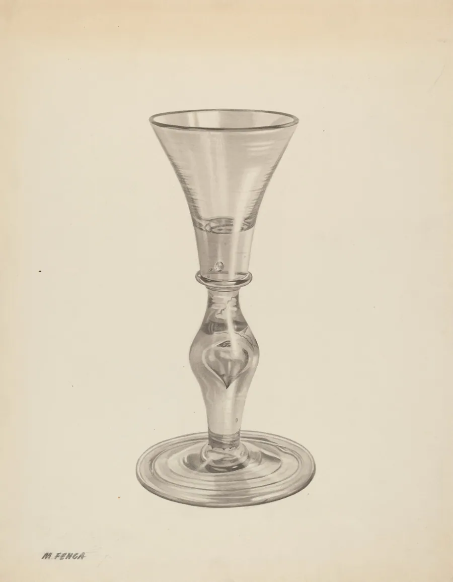 Wine Glass by Michael Fenga