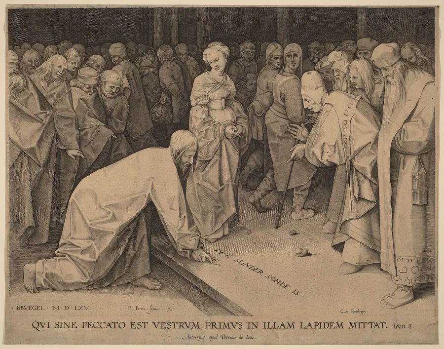 Christ and the Adultress by Pedro Perret