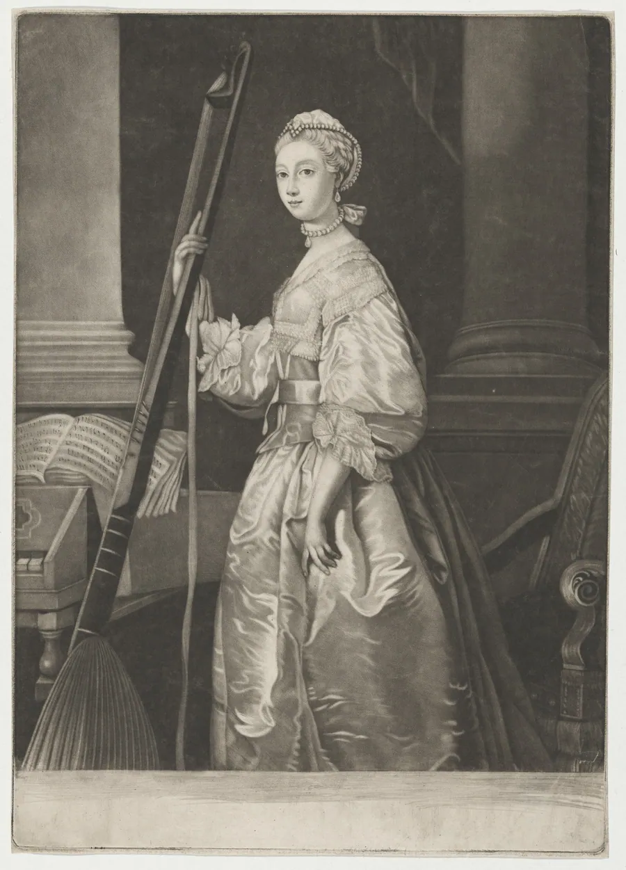 Lady Mary Coke, Wife of Edward, Viscount Coke by James MacArdell