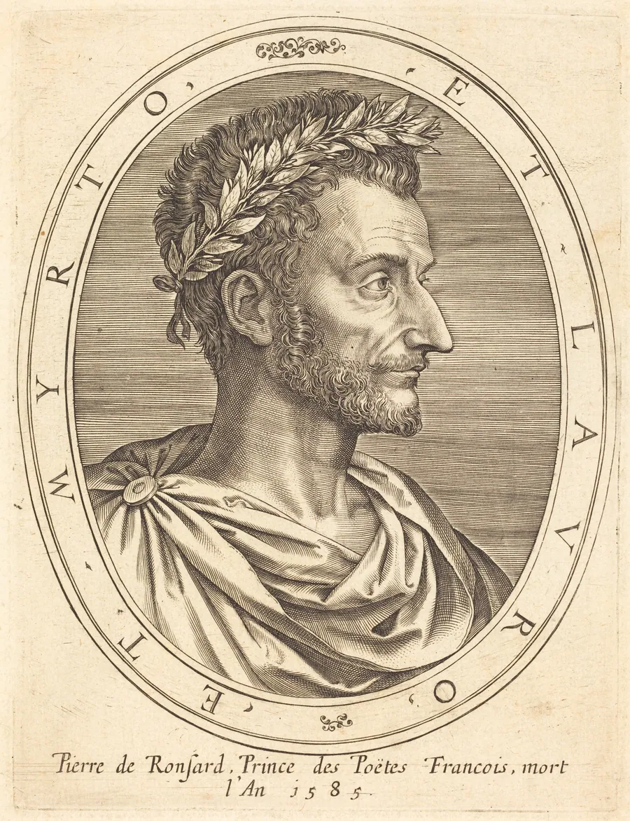 Pierre de Ronsard by Michel Lasne