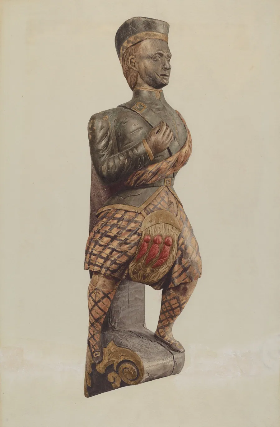 Figurehead: "The Highlander" by Ingrid Selmer-Larsen