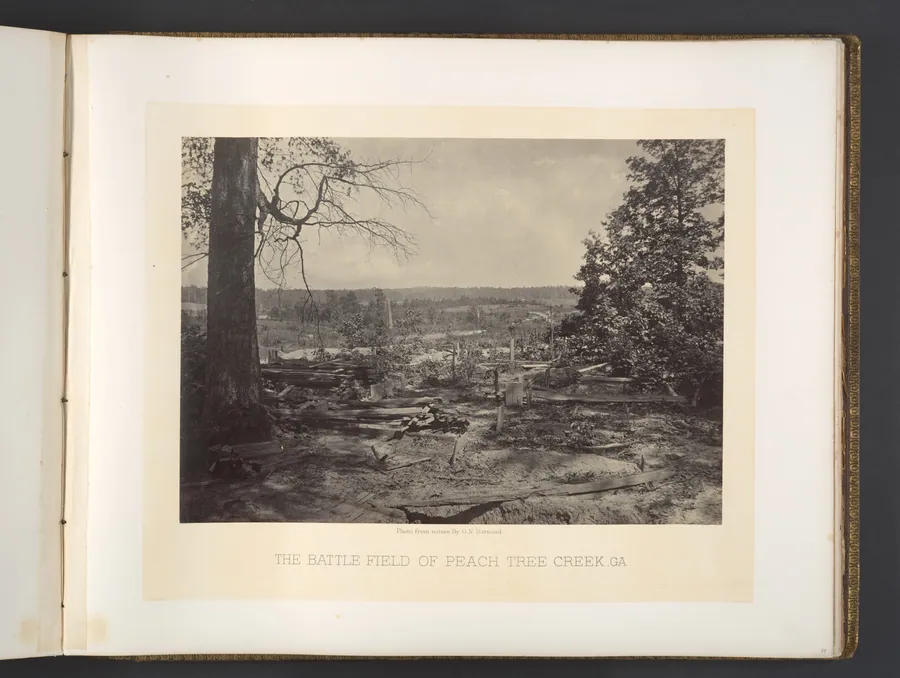 The Battle Field of Peach Tree Creek, Georgia by George N. Barnard