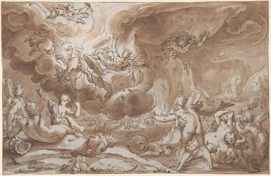 The Fall of Phaeton by Hendrick Goltzius