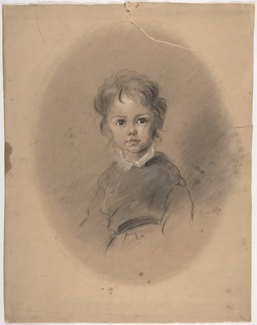 Portrait of a Boy by Antoine Auguste Ernest Hébert