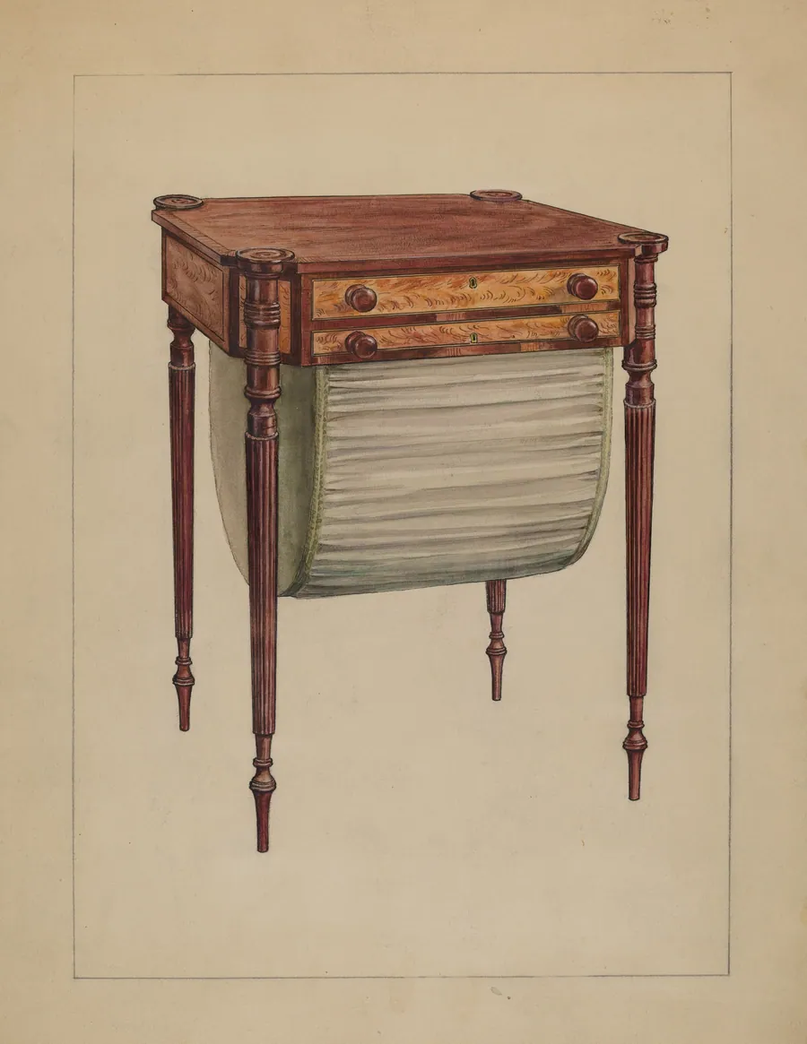 Sewing Table by Elizabeth Curtis