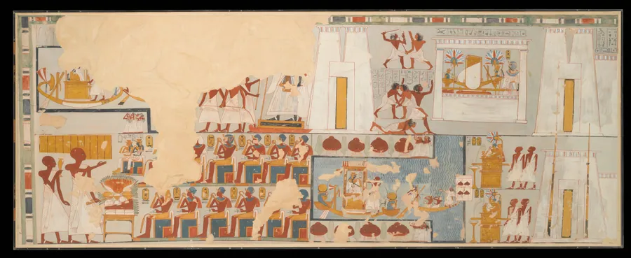 Festival Scene, Tomb of Amenmose by Charles K. Wilkinson