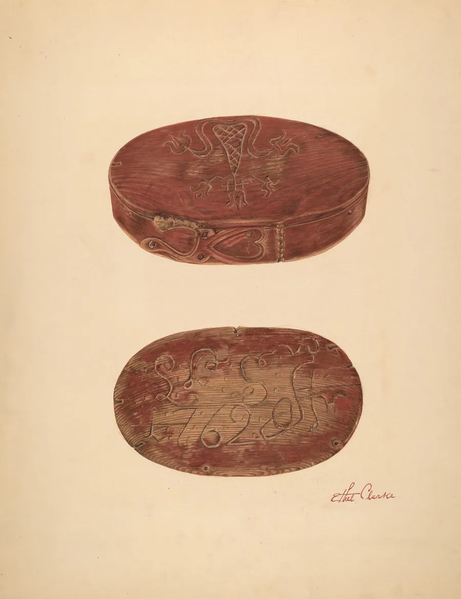 Bishop Hill: Bridal Box by Ethel Clarke