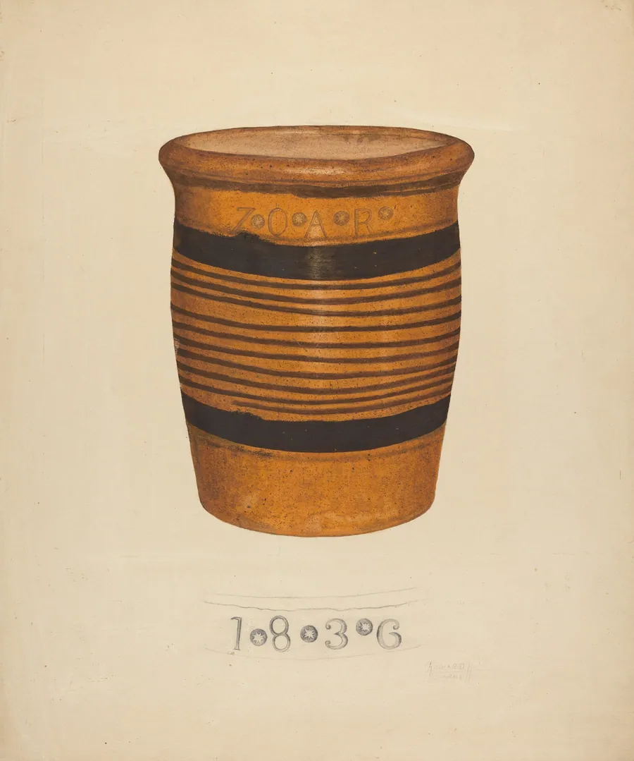 Zoar Flower Pot by Richard Barnett