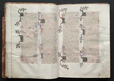 The Gotha Missal: Fol. 13r, Text