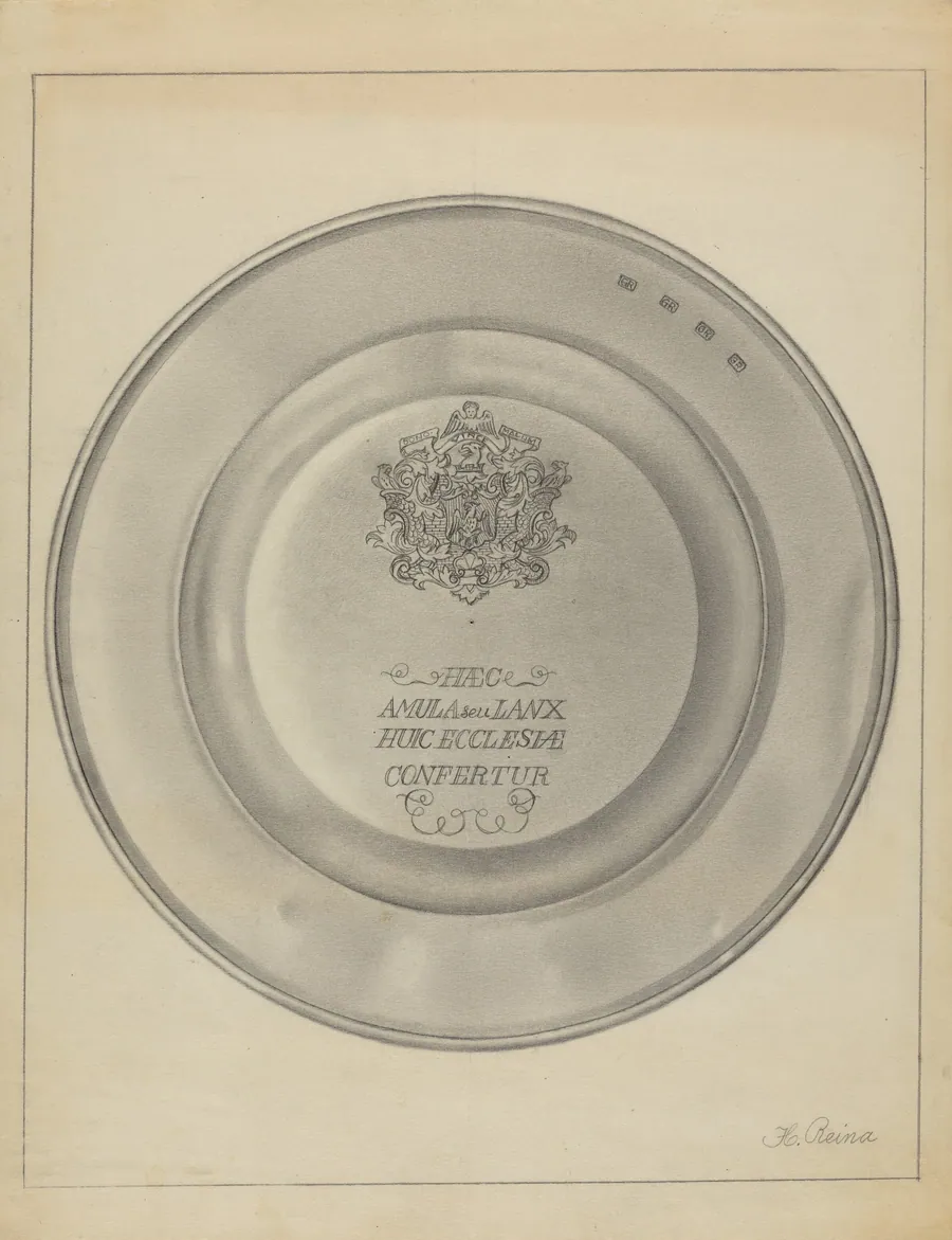 Silver Christening Bowl by Horace Reina